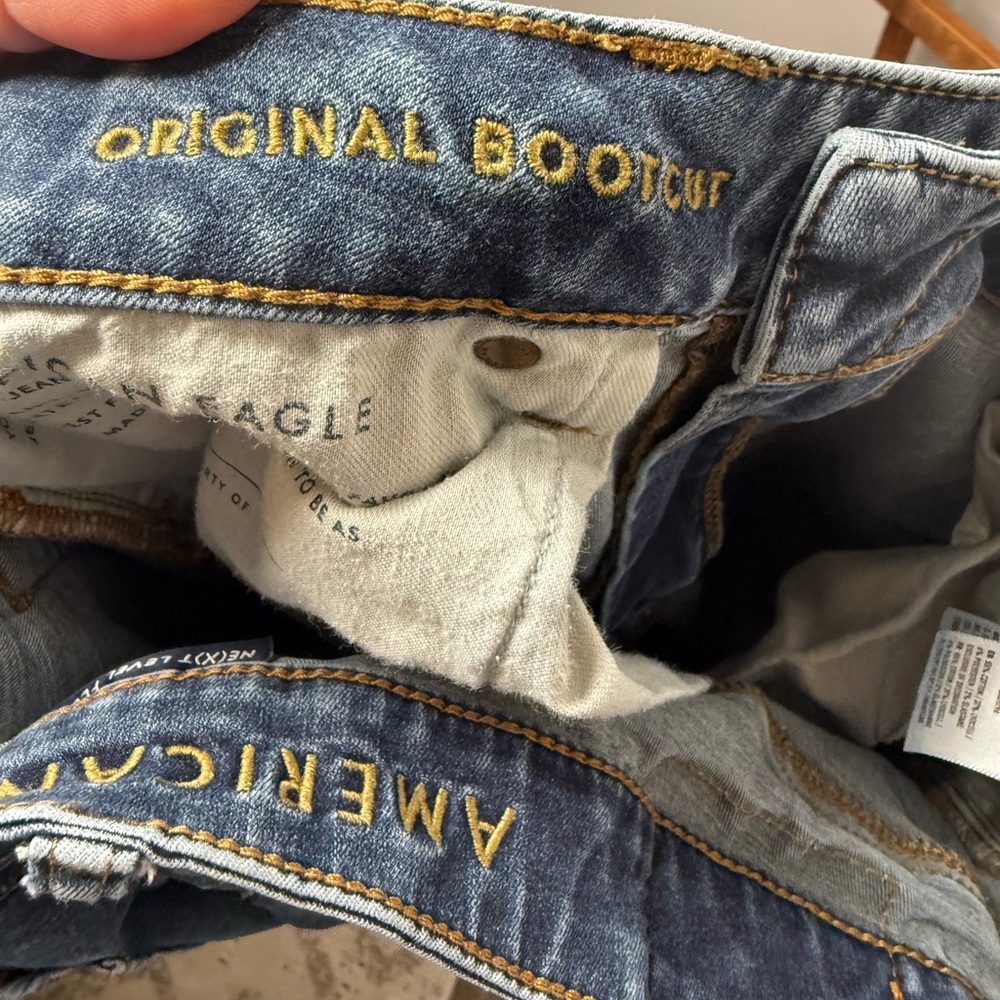 American Eagle Next Level Flex Original Bootcut Jeans 32x32 - Picture 7 of 7